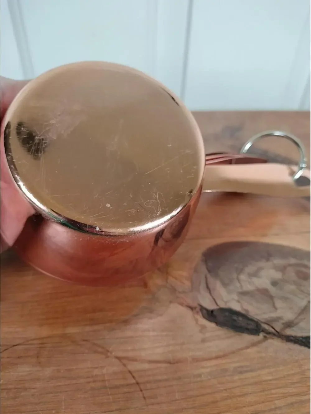 Set of 4 Copper Measuring Cups - Stainless Steel, Nesting, Modern Farmhouse‎